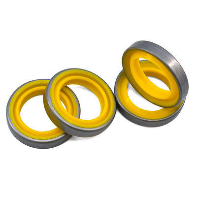 ডাবল লিপ সিএটি ওয়াইপার ডাস্ট প্রুফ সিলিং ডাব্লুআই পিই স্টিল 51.89 মিমি হাইড্রোলিক ডাস্ট সিলিং